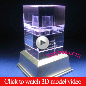 3d photo crystal sample video